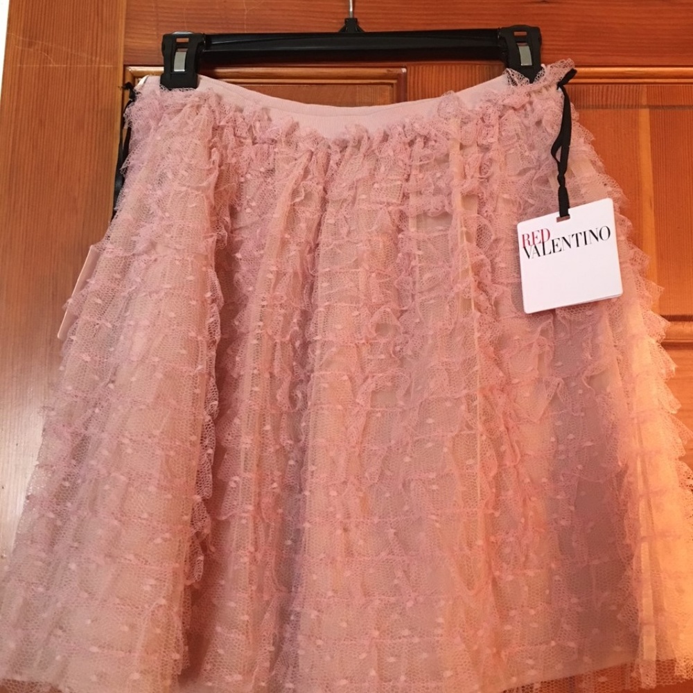Red Valentino Tulle Skirt